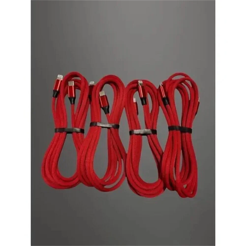 4 Pack Fast Charger Cable Type 6ft USB C PD Cord to For iPhone 14 13 12 11